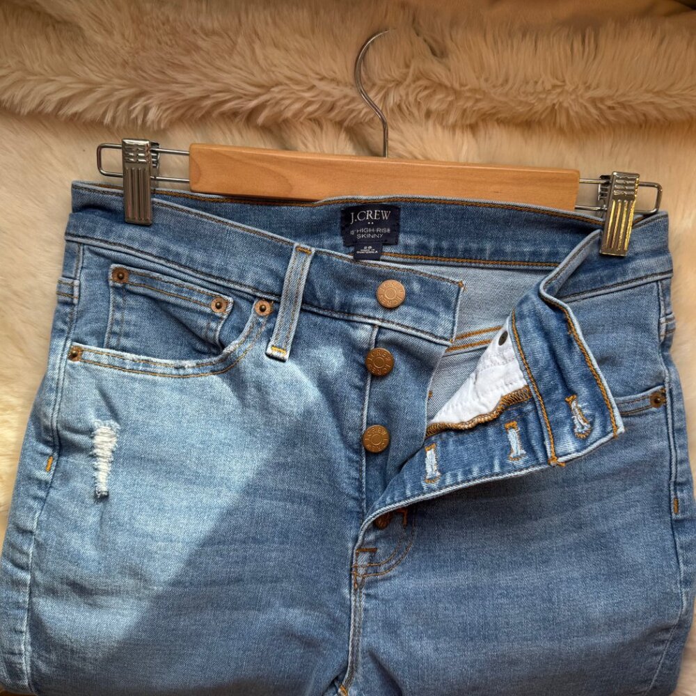 JCrew 10" High Rise Skinny | 28 - Picture 4 of 5